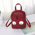 2022 New Korean Candy Color Kids Girls Mini Pink Book Bag for Travel Outdoor